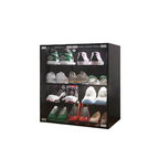 4 Layers Glass Door Cabinet