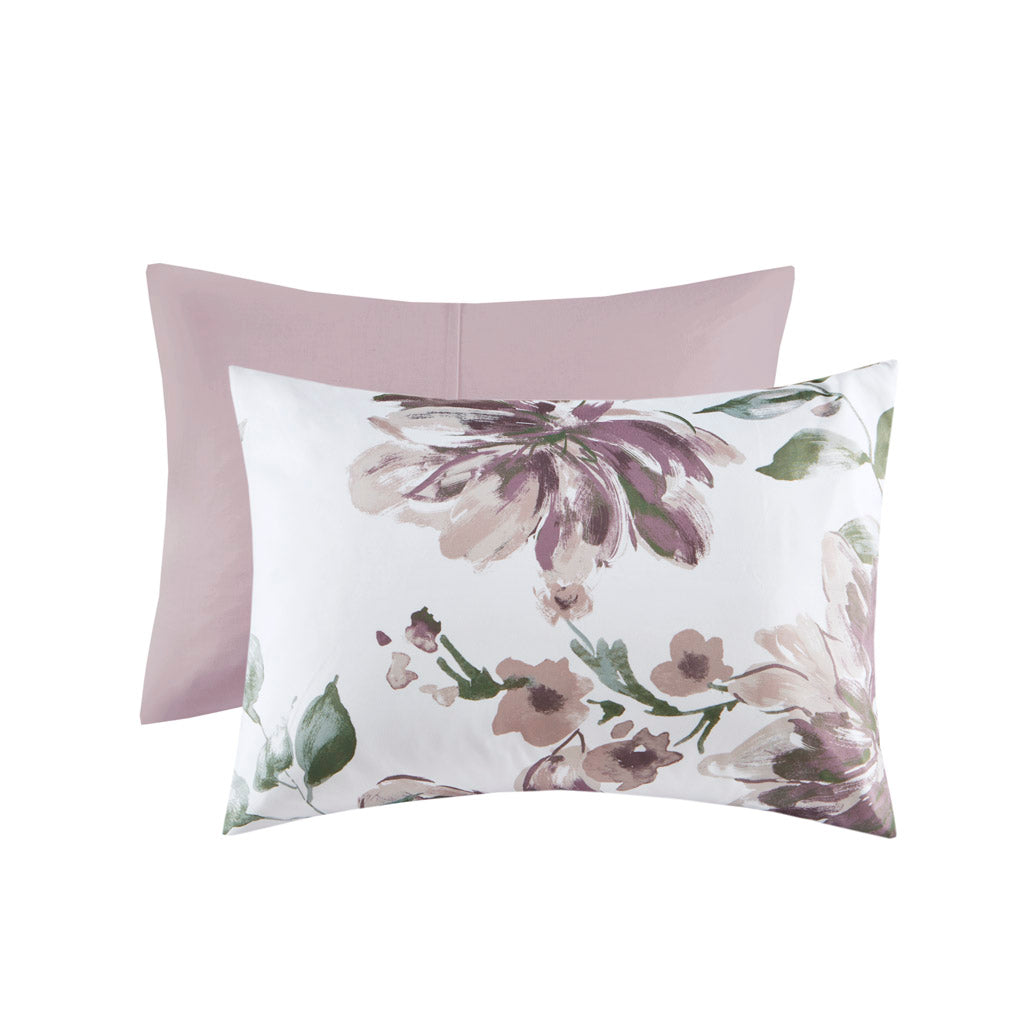 Queen Floral Comforter Set with Bed Sheets