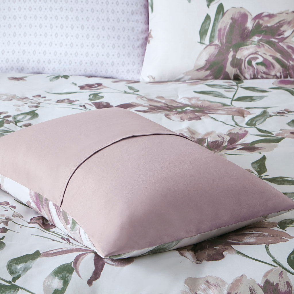 Queen Floral Comforter Set with Bed Sheets