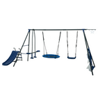 Saucer Swingset with Mini Slide