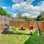 Saucer Swingset with Mini Slide