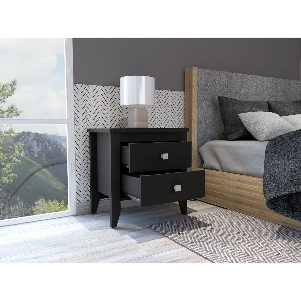 Breeze Four-Legged Modern Bedroom Nightstand