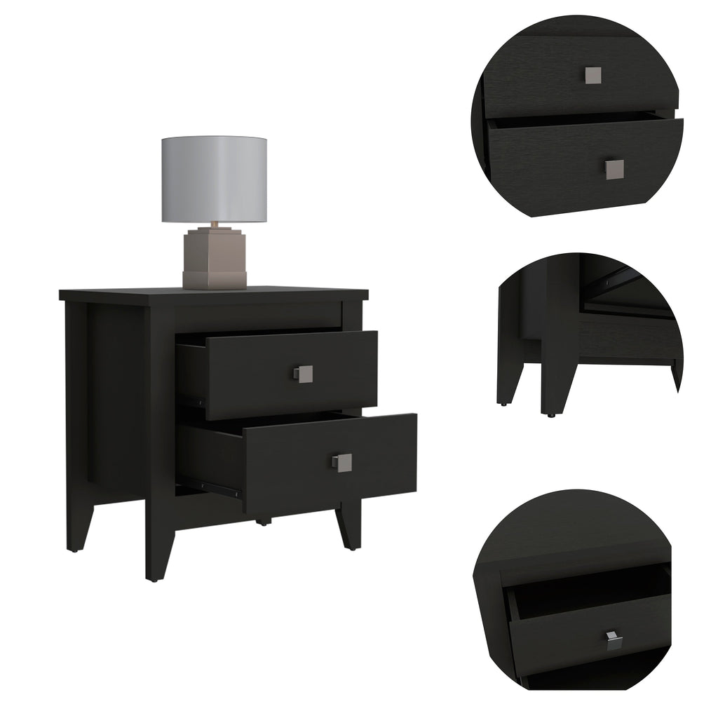 Breeze Four-Legged Modern Bedroom Nightstand