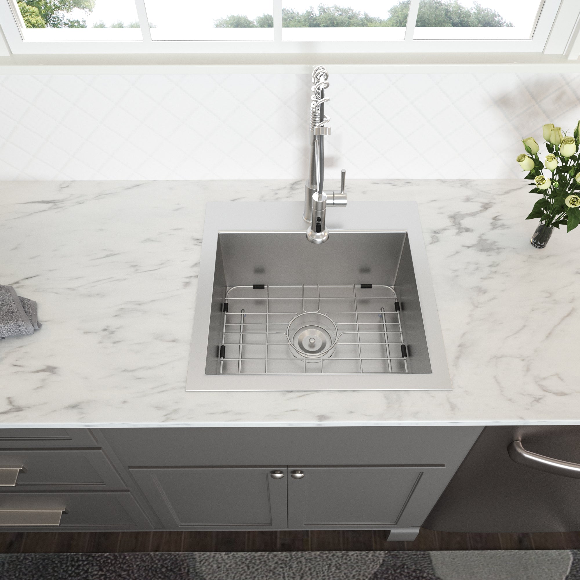 Laundry Sink - 22" x 22" Utility Sink