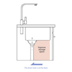 Single Bowl Undermount Workstation Kitchen Sink