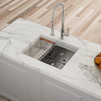 Single Bowl Undermount Workstation Kitchen Sink