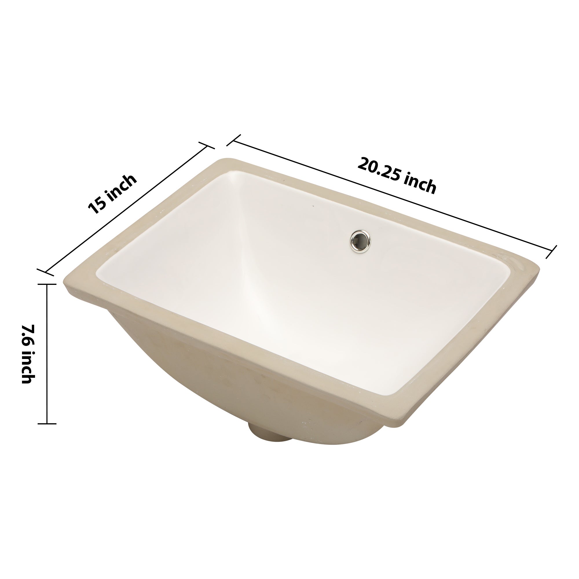 Modern Bathroom Undermount Sink