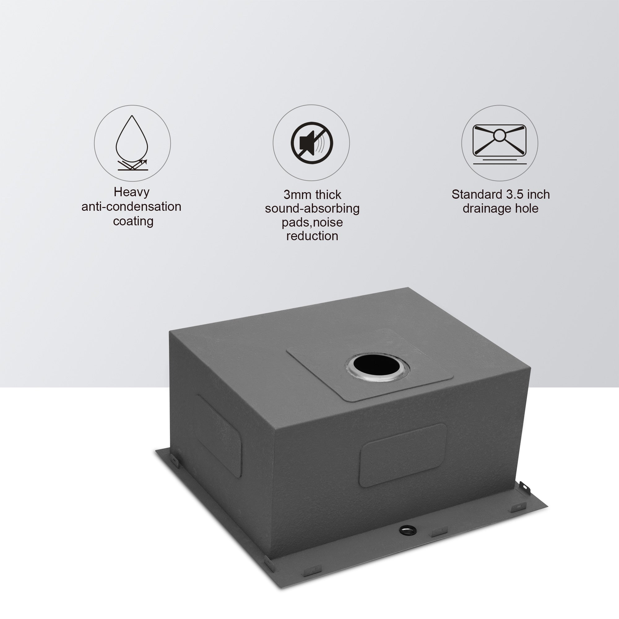 Laundry Sink - 22" x 22" Utility Sink