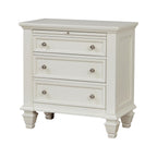 Cream Cottage-Style Nightstand