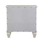 Cream Cottage-Style Nightstand