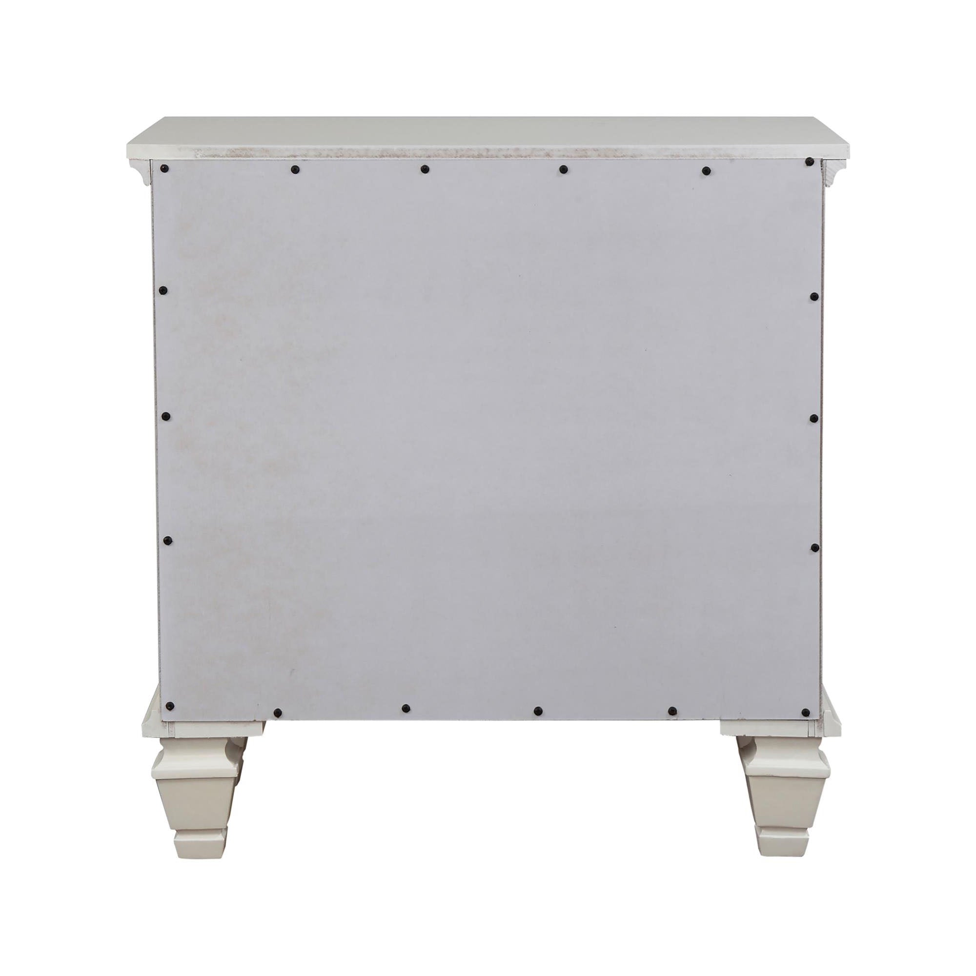 Cream Cottage-Style Nightstand