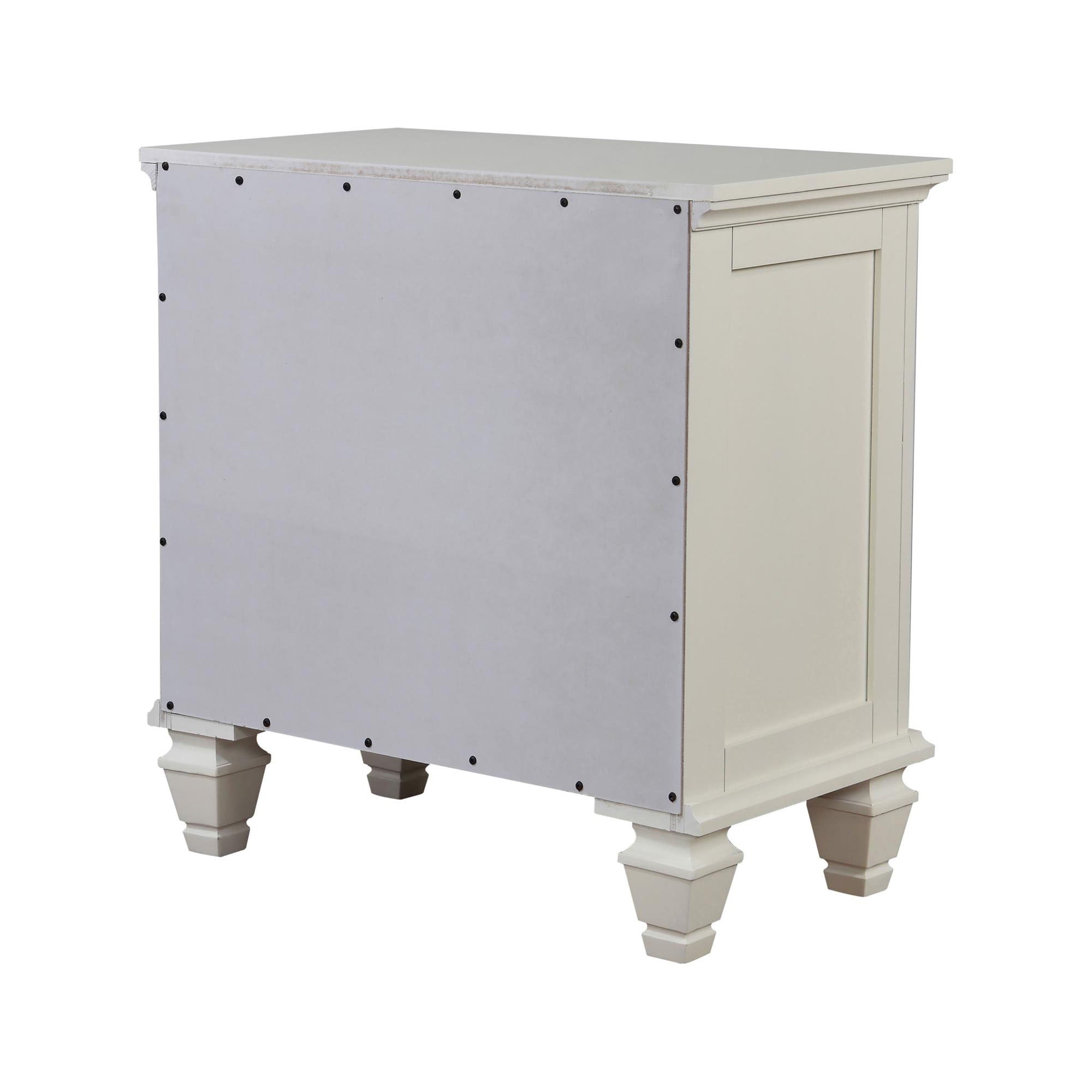 Cream Cottage-Style Nightstand
