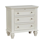 Cream Cottage-Style Nightstand