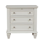 Cream Cottage-Style Nightstand