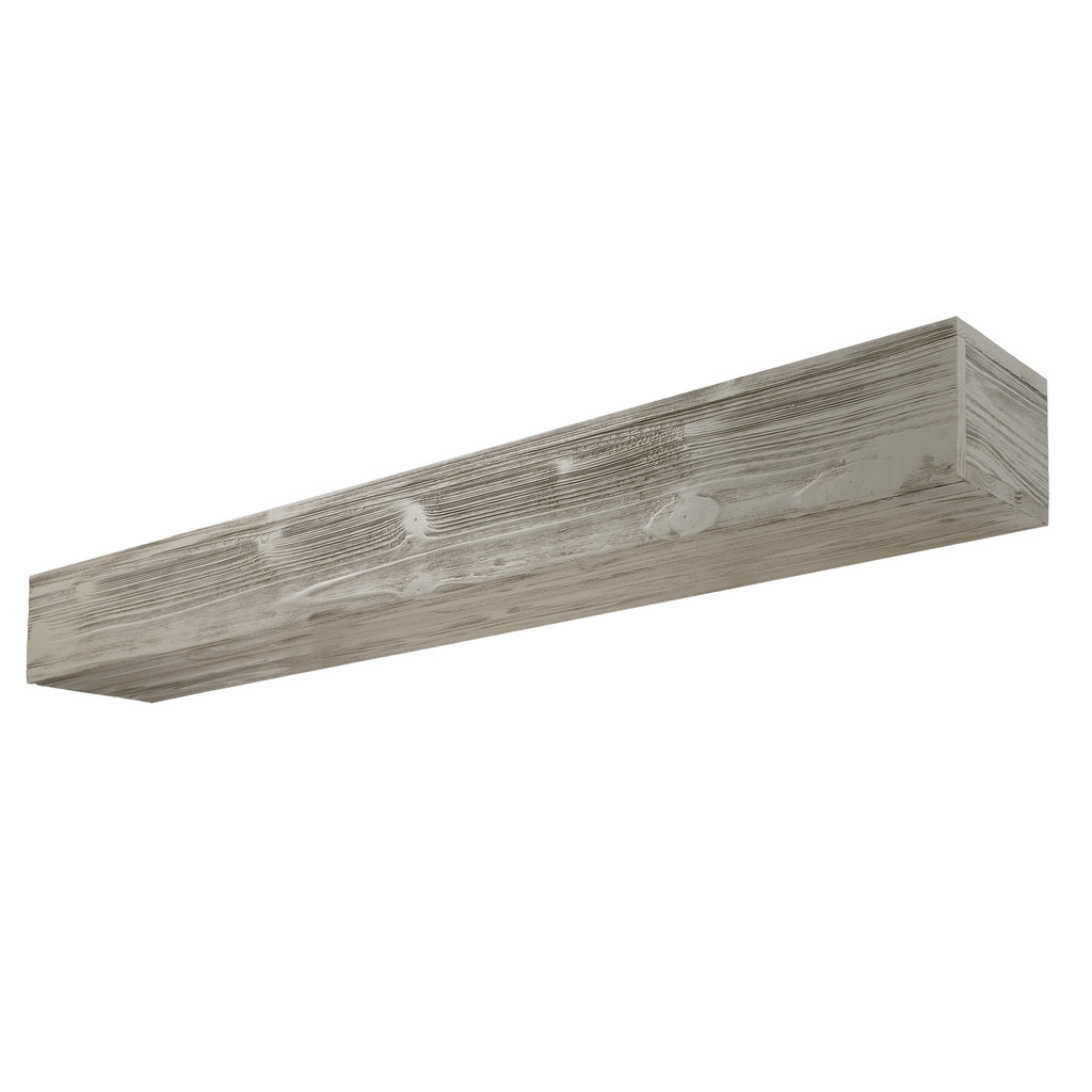 72" Rustic Wood Fireplace Mantel