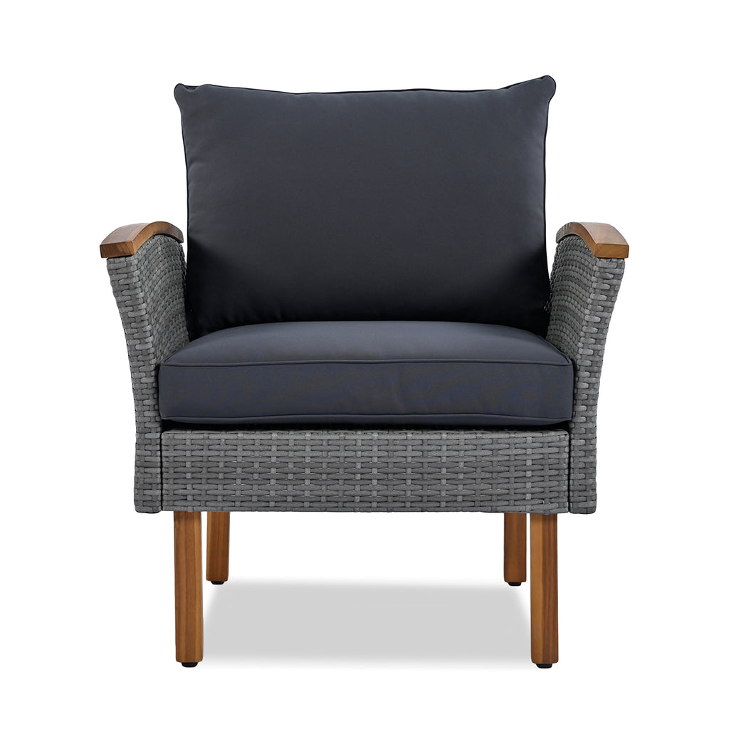 9-Piece Patio Rattan Furniture Set