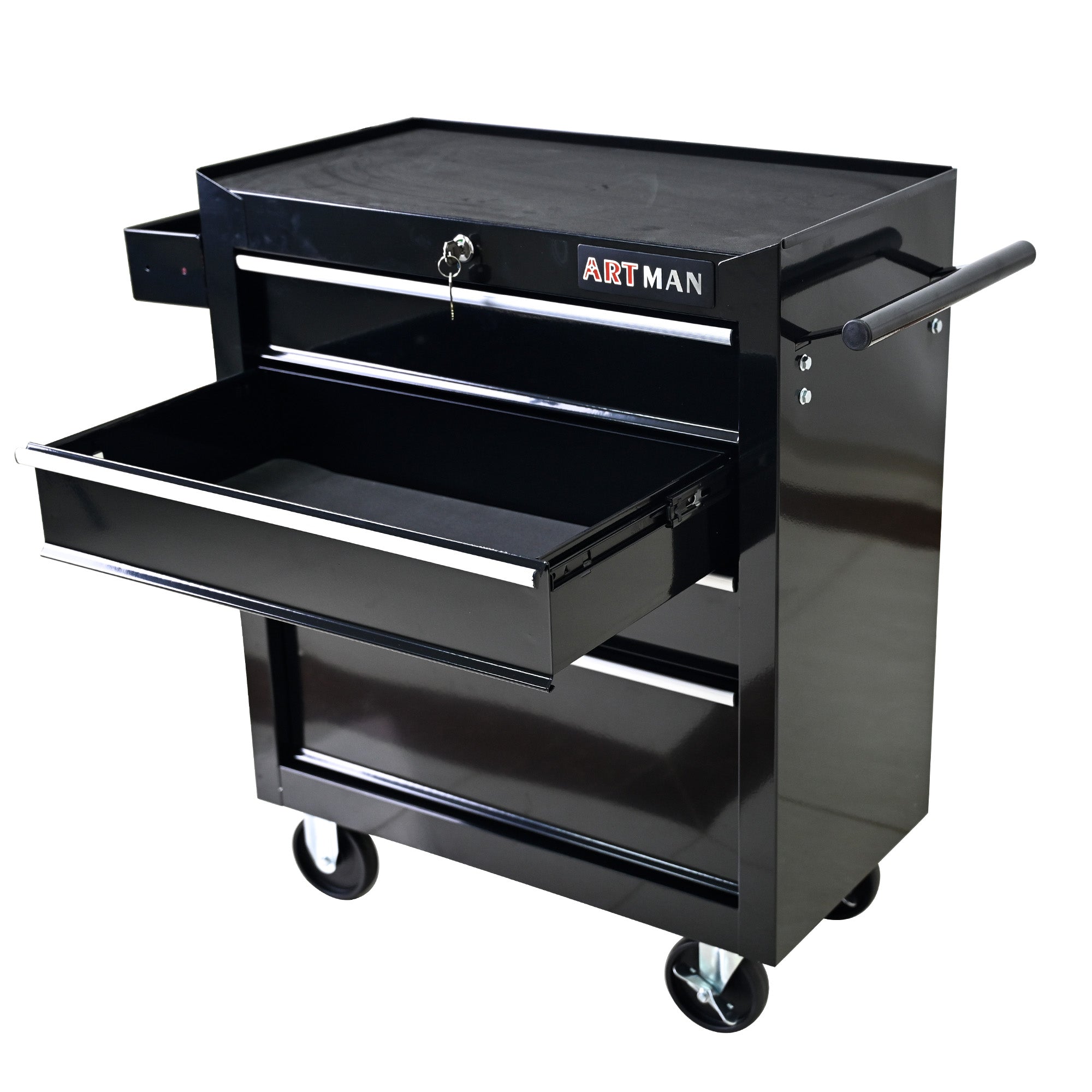 Rolling Tool Chest, 4 Drawer Tool Box with Wheels
