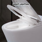 Heated Seat Smart Toilet Without Bidet