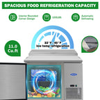 Orikool 44 In Commercial Pizza Prep Table with Refrigerator