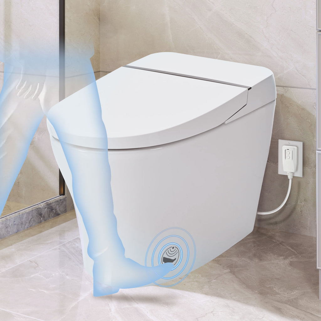Heated Seat Smart Toilet Without Bidet