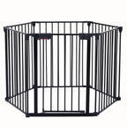 150" Adjustable Safety Gate - 6 Panels Play Yard