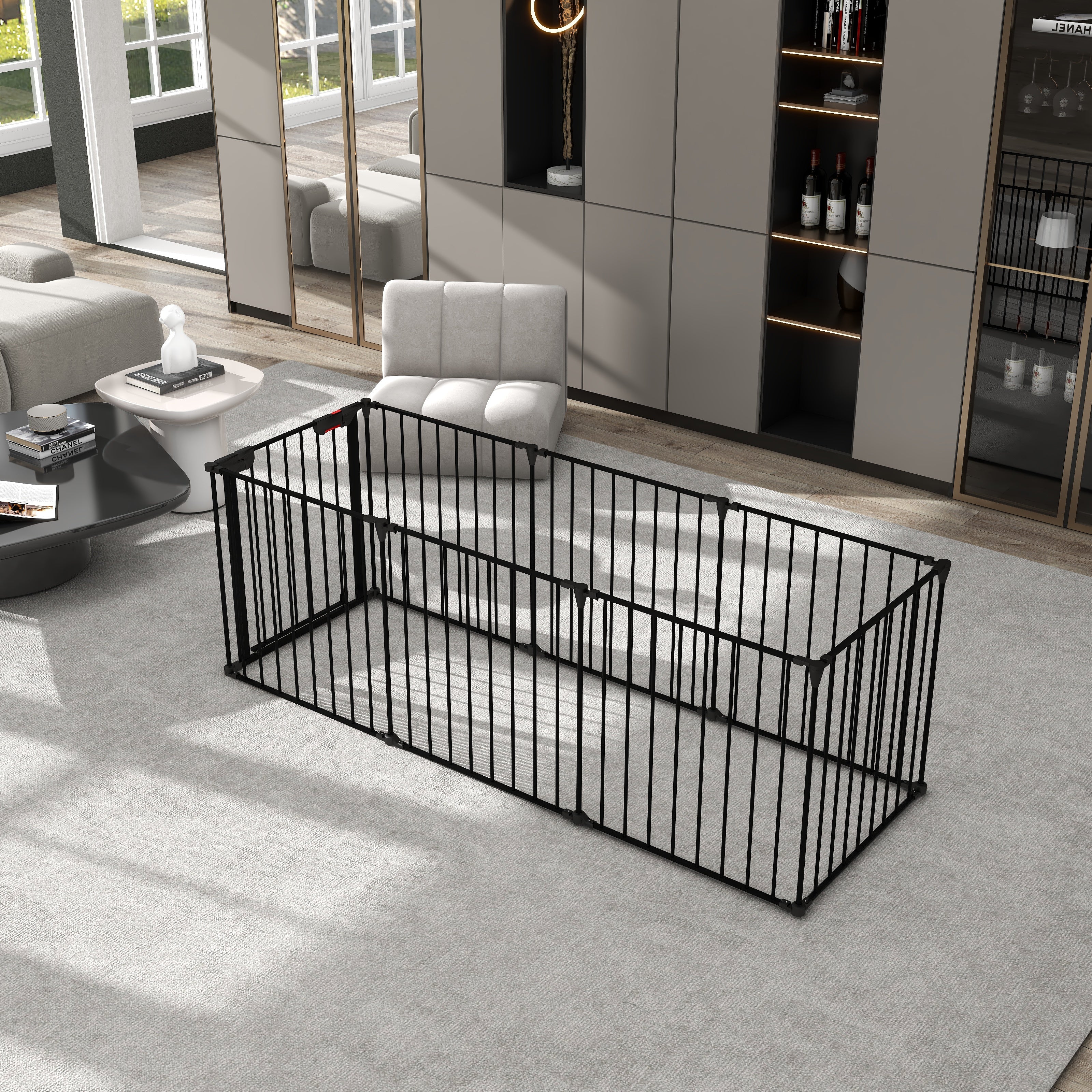 200" Adjustable Safety Gate - 8 Panels Play Yard