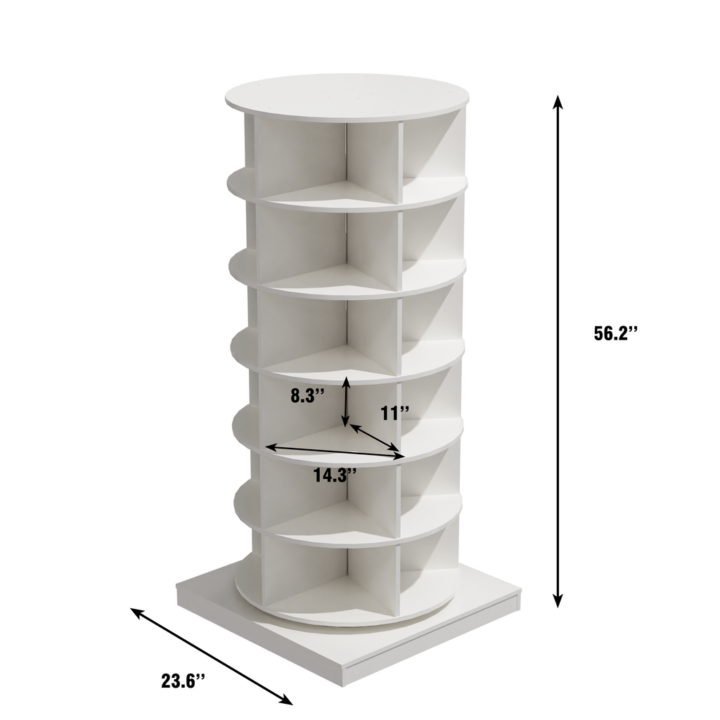360 Rotating Shoe Cabinet - 6 Layers