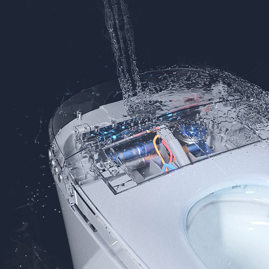 Heated Seat Smart Toilet Without Bidet