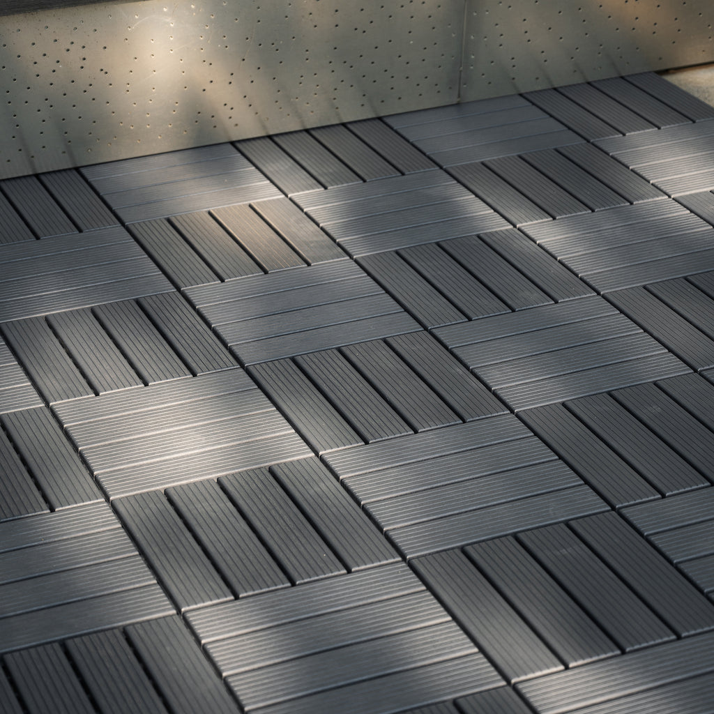 Plastic Interlocking Deck Tiles - 44 Pack