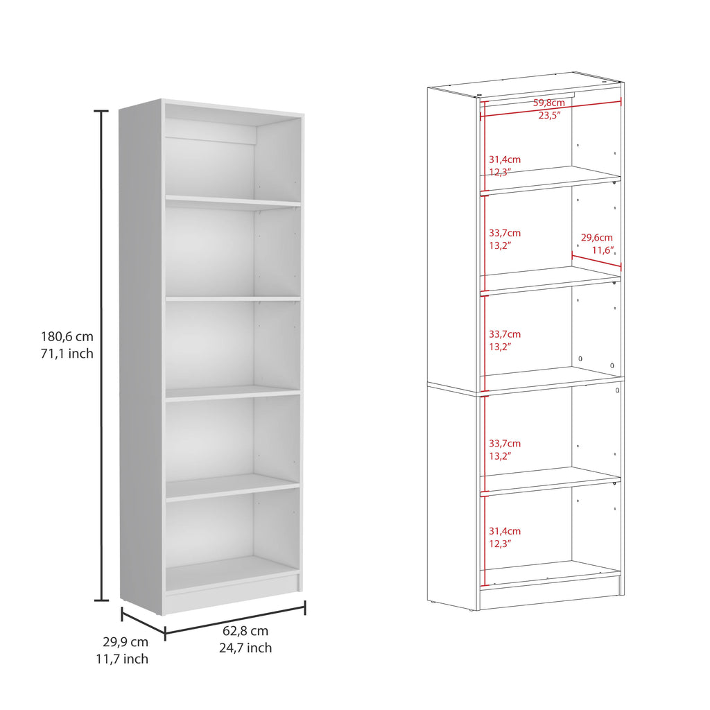 Salina 3 Piece Living Room Set with 3 Bookcases