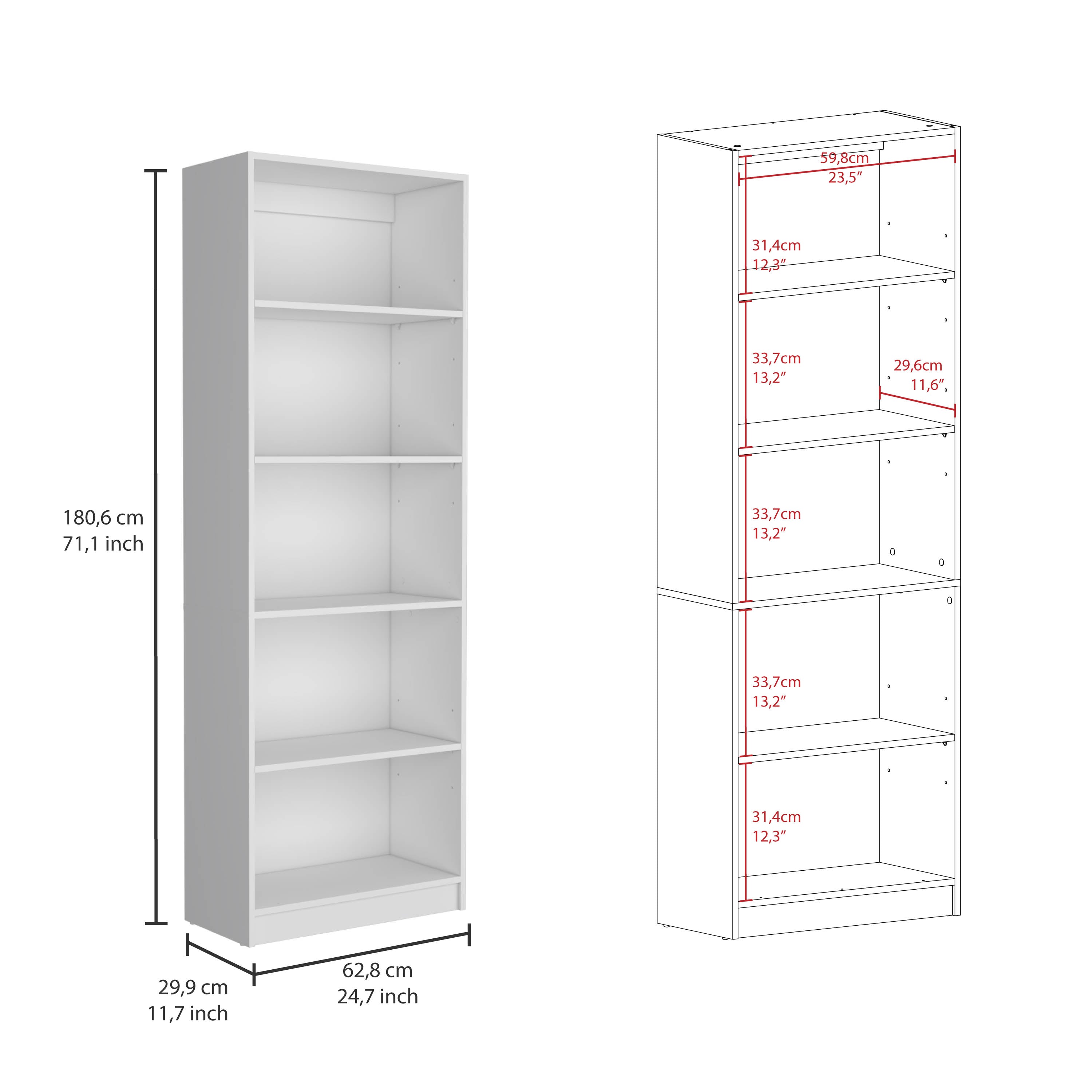 Salina 3 Piece Living Room Set with 3 Bookcases