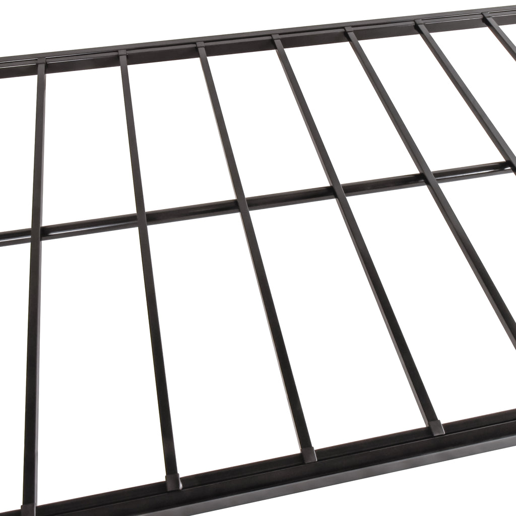Twin Over Twin Bunk Bed, Metal Frame with Ladder