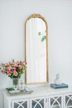 19"x56" Wood Floor Mirror