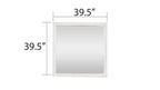 Denver Modern Style Square Mirror
