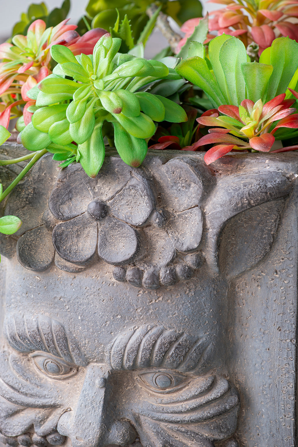 11" x 13" x 22" Greek God Statue Planter with Legs