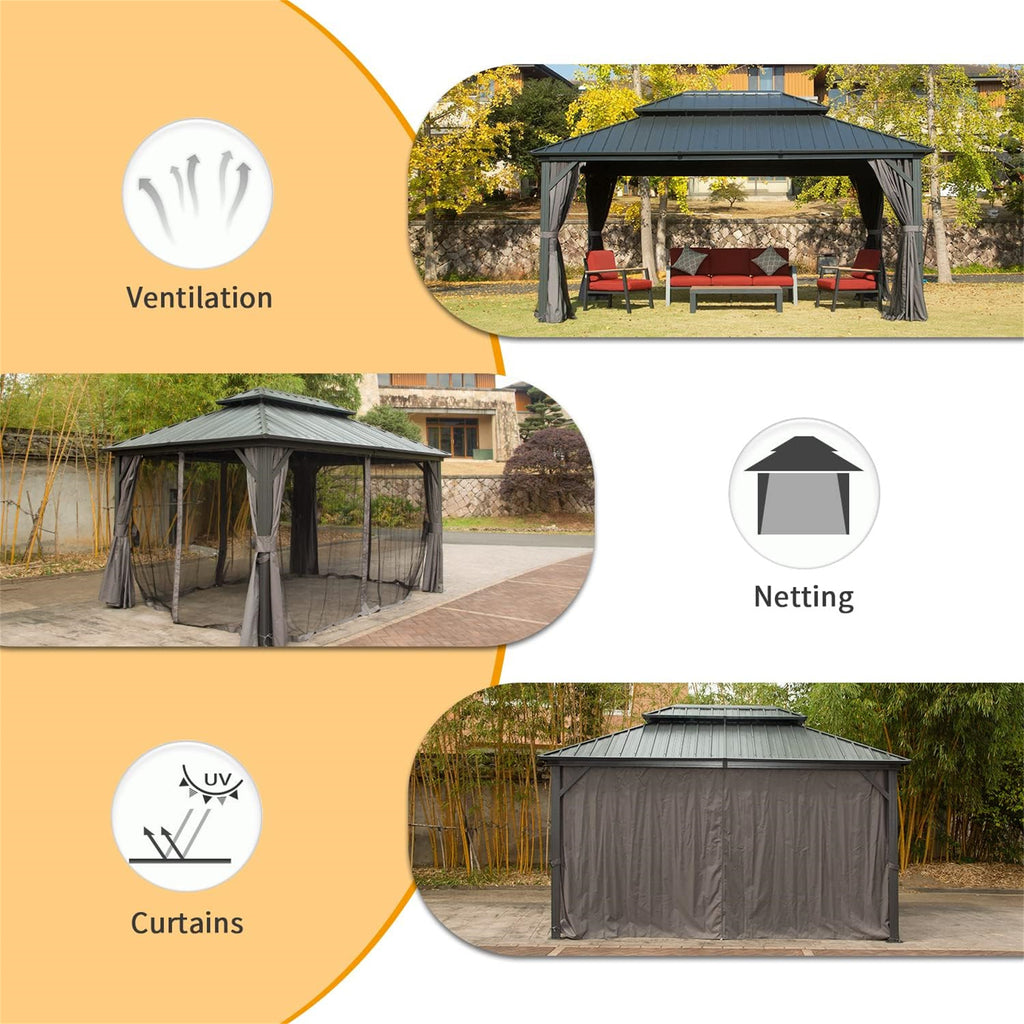 10' X 14' Hardtop Gazebo