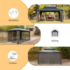 10' X 14' Hardtop Gazebo