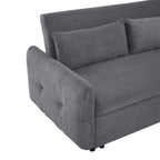 57.48" Pull-Out Sofa Bed Convertible Couch