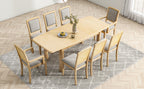 TOPMAX Rustic Extendable 84-Inch Dining Table Set