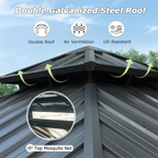 8' X 8' Hardtop Gazebo with Canopy and Netting