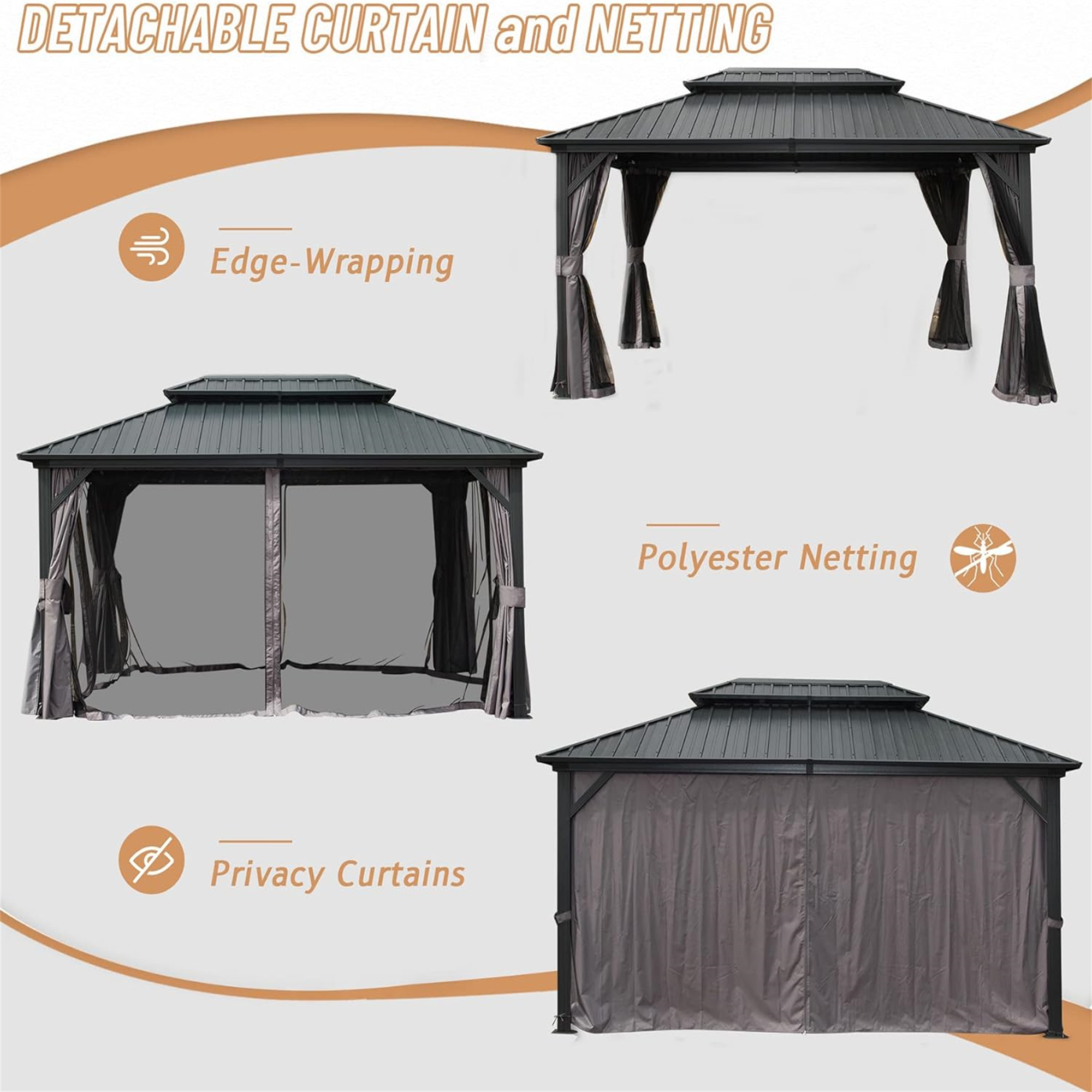 10' X 12' Hardtop Gazebo