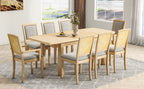 TOPMAX Rustic Extendable 84-Inch Dining Table Set