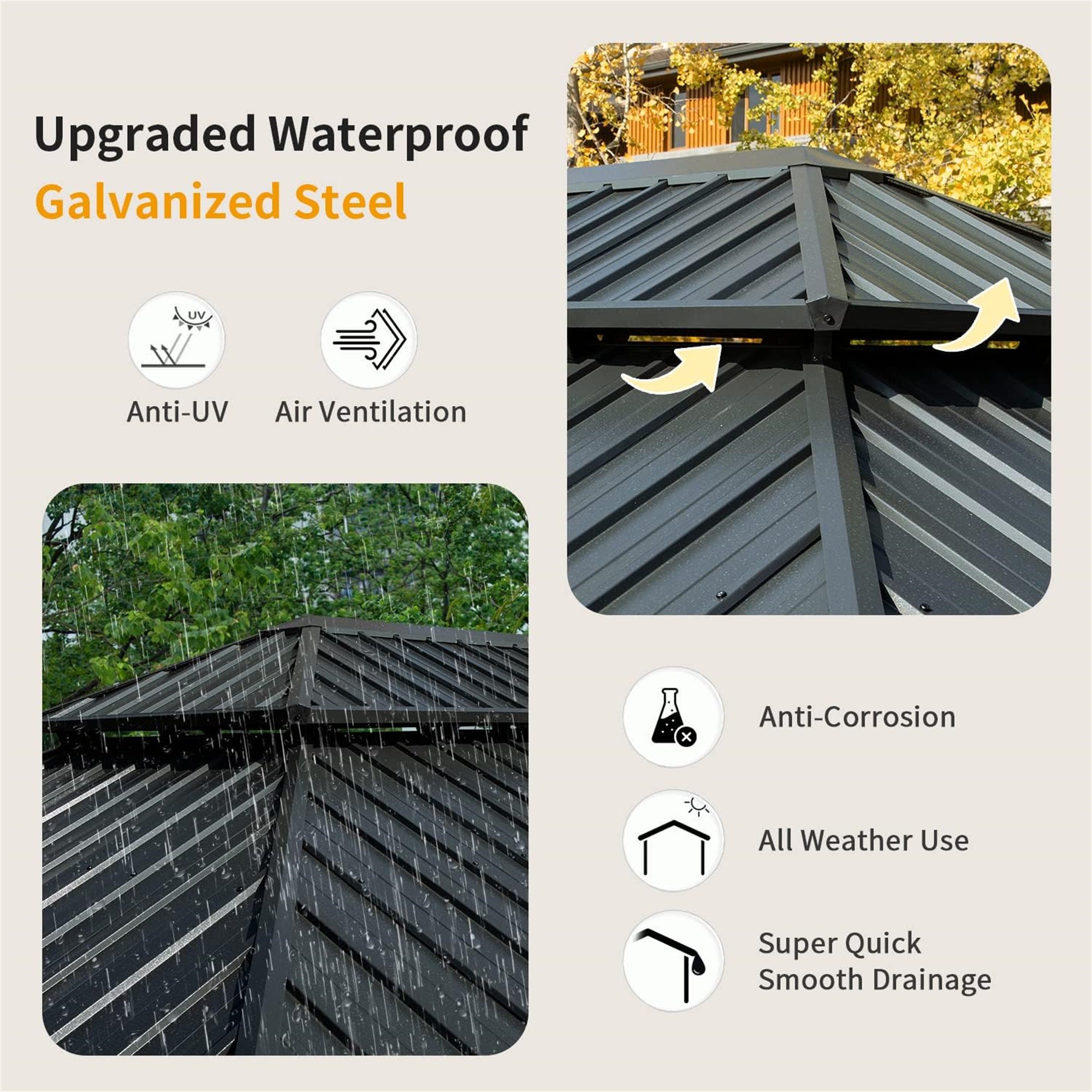 10' X 14' Hardtop Gazebo