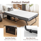 Folding Bed with Mattress for Adults
