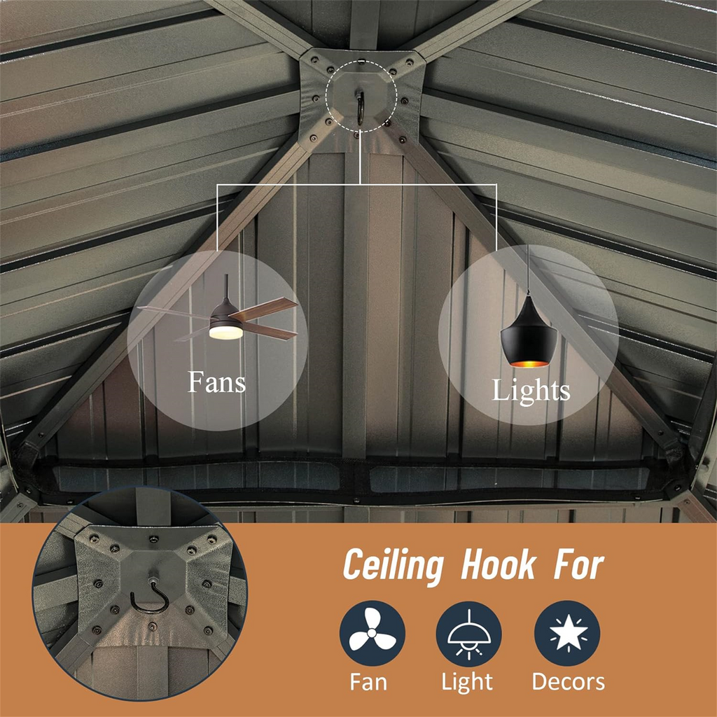 12' x 12' Hardtop Gazebo