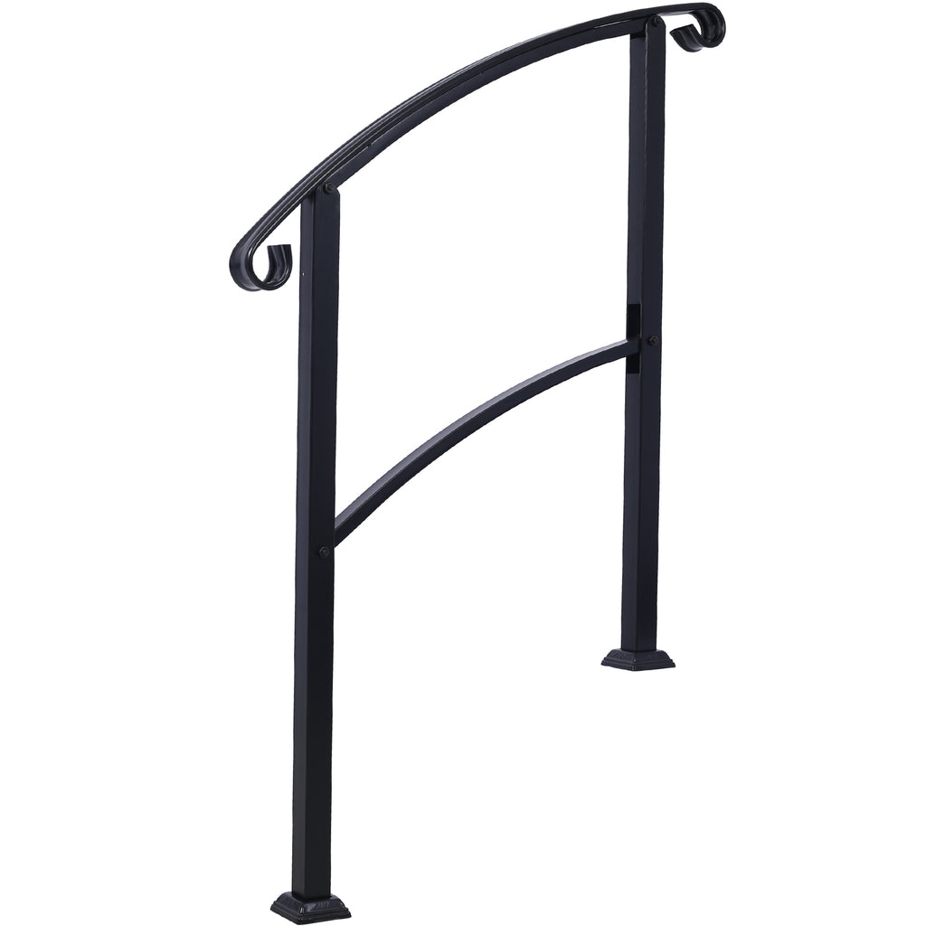 Wrought Iron Handrails for Outdoor Steps