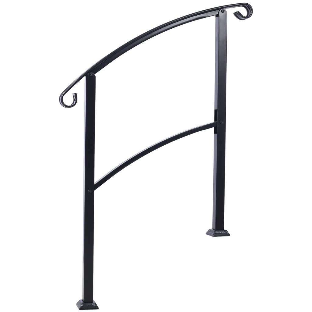 Wrought Iron Handrails for Outdoor Steps