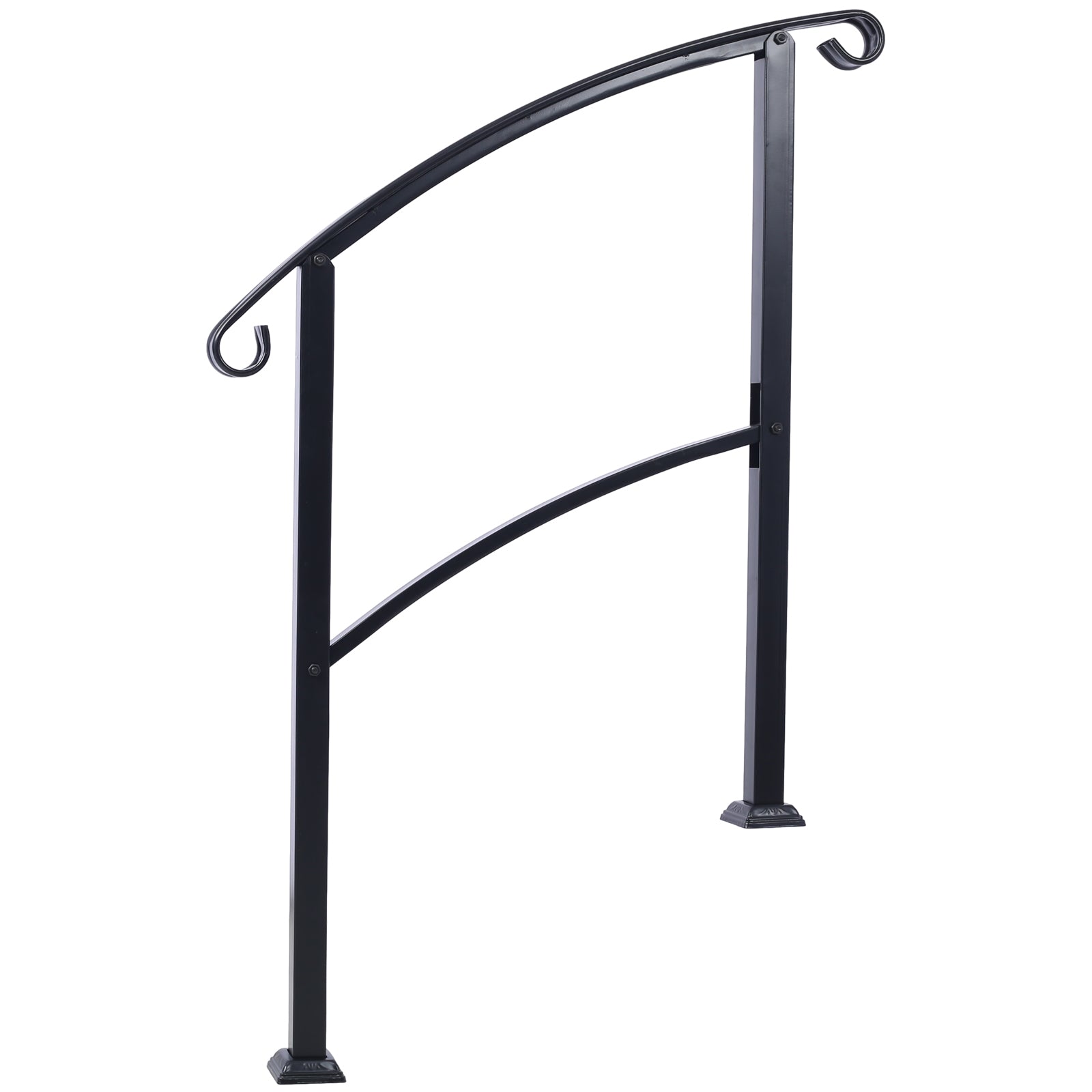 Wrought Iron Handrails for Outdoor Steps