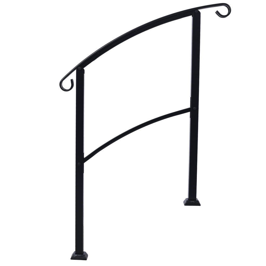 Wrought Iron Handrails for Outdoor Steps