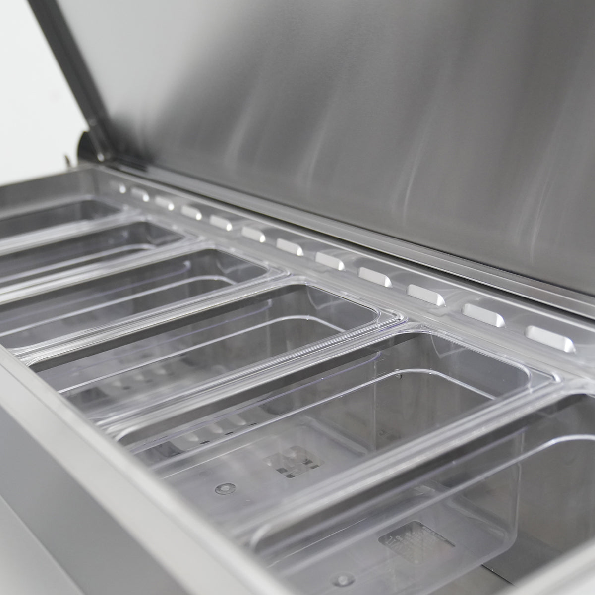 Orikool 44 In Commercial Pizza Prep Table with Refrigerator
